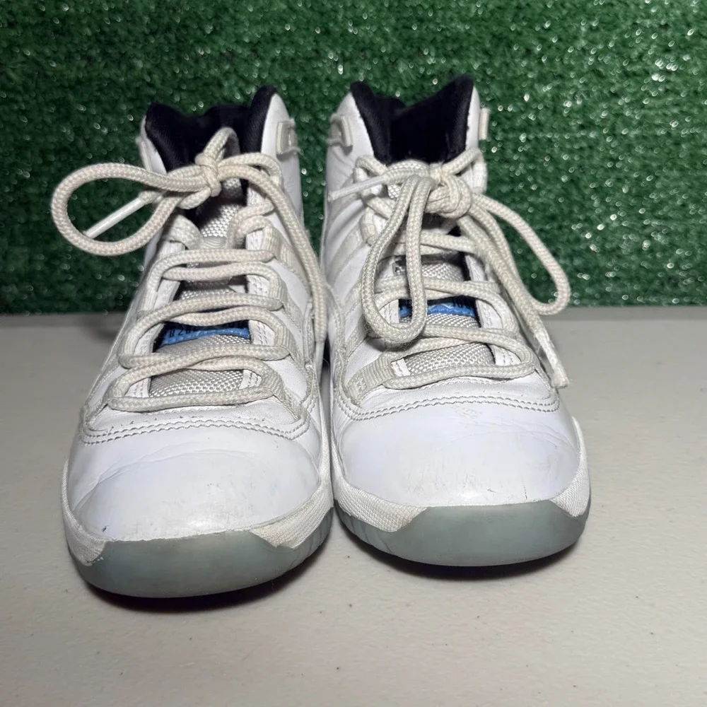 Air Jordan 11 Retro GS Win Like '82 University Blue White Size 1Y 378039-104